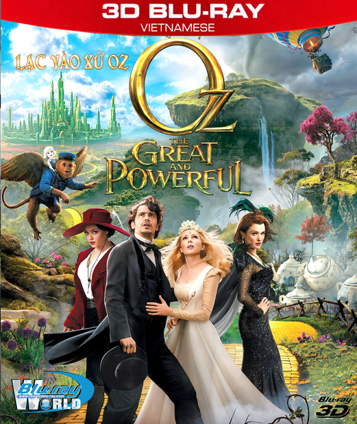 Z009 - Oz The Great and Powerful - LẠC VÀO XỨ OZ 3D 50G (DTS-HD MA 5.1)  